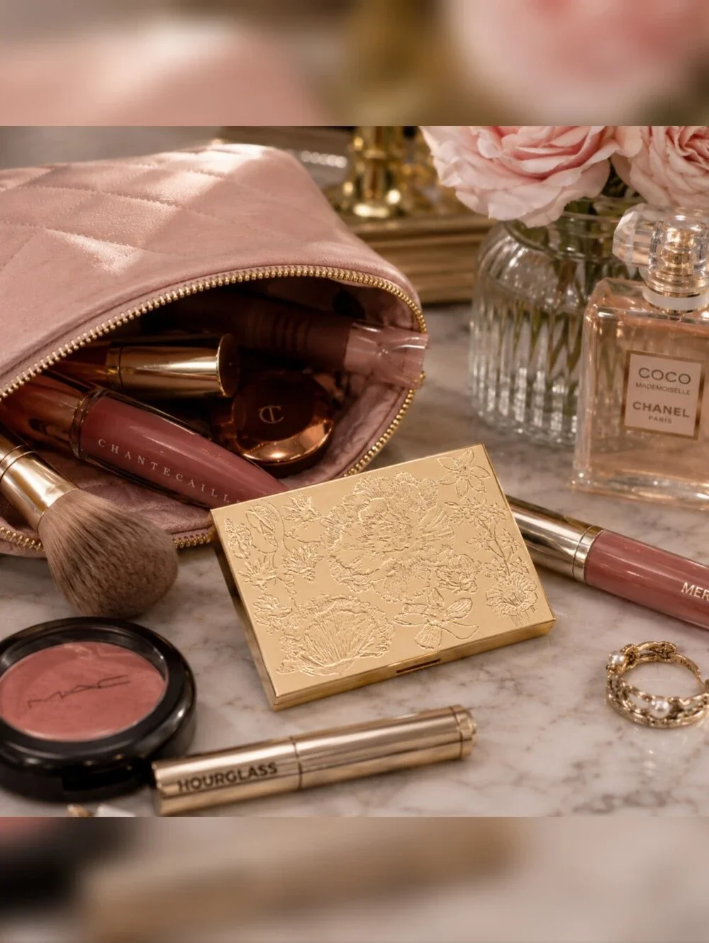 Chantecaille Gilded Garden Eye Duet in the shade Cassis NWT